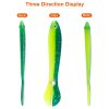 10Pcs Soft Fishing Lures Realistic Bass Loach Swimming Lure